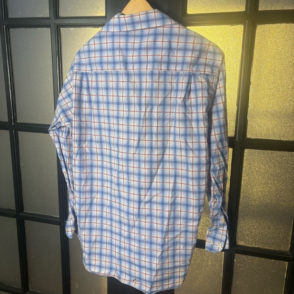 Forsyth of Canada Plaid Dress Shirt Med - Picture 2 of 7